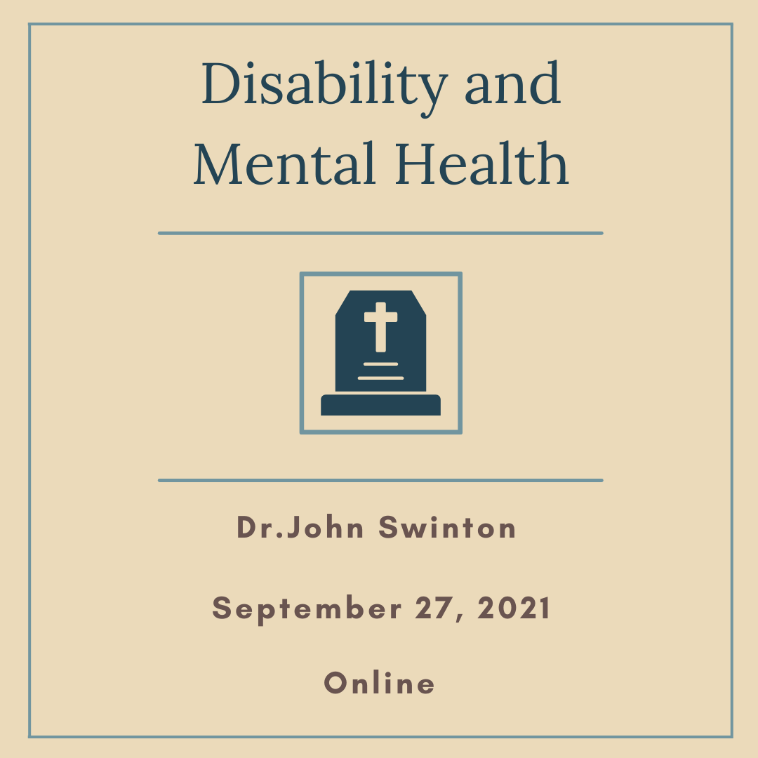 Continuing the Conversation: Disability and Mental Health